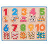Picture of Number and Colour Matching Puzzle - Wooden Puzzle - BigJigs